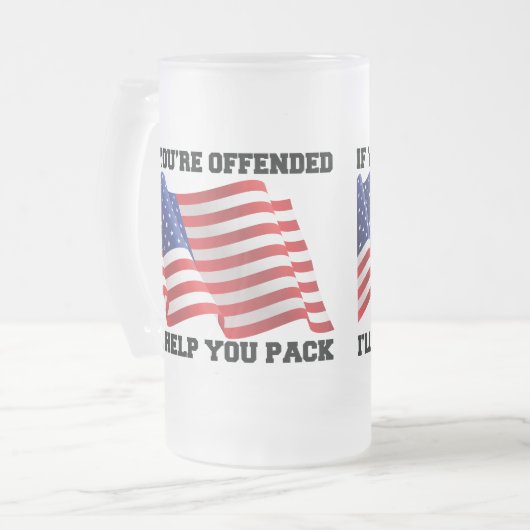 Chope Givrée patriote américain (Devant gauche)