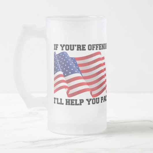 Chope Givrée patriote américain (Gauche)