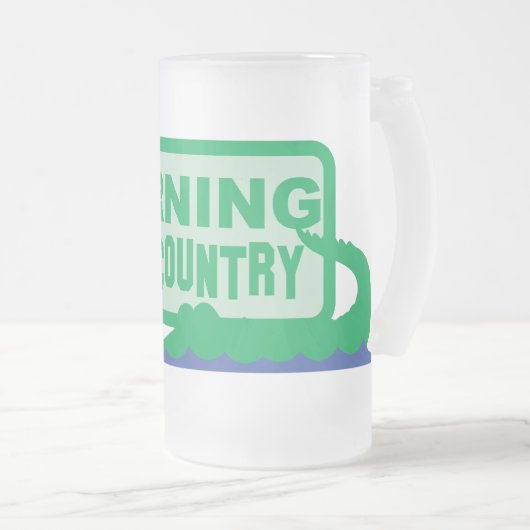 Chope Givrée Pays D'AVERTISSEMENT de croc ! conception de (Devant droit)