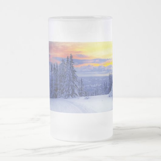 Chope Givrée Paysage hivernal (Centre)