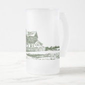 Chope Givrée Paysage rural maison de ferme de style coupe (Devant droit)