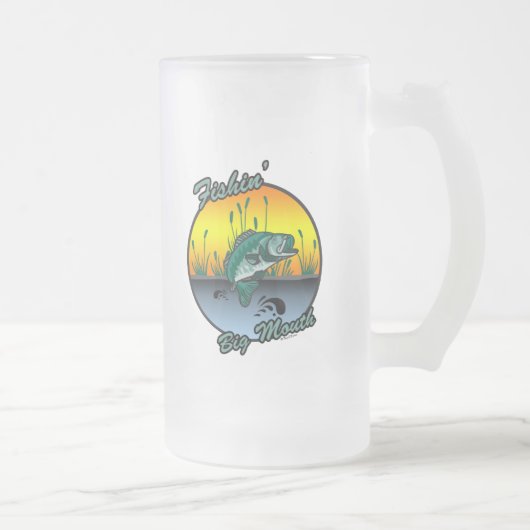 Chope Givrée Pêche Grosse Bouche Chemises de pêche (Droit)