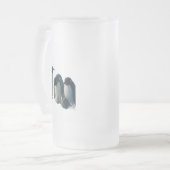 Chope Givrée Penguin frosted glass beer product description (Devant gauche)