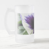 Chope Givrée pensée violette foncée sur blanc (Gauche)