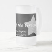 Chope Givrée Père du marié - étoiles rayées (Devant droit)