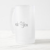 Chope Givrée Père du Merci Tankard de jeune mariée (Devant gauche)