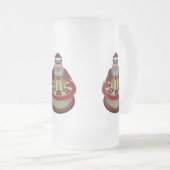 Chope Givrée Père Noël Avec Gâteau D'Anniversaire (Devant droit)