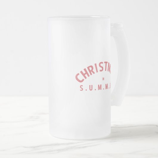 Chope Givrée Père Noël Drôle En Été Noël En Juillet (Devant droit)