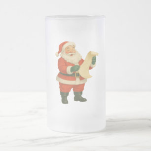 Chope Givrée Père Noël vintage/retro joyeux et festif