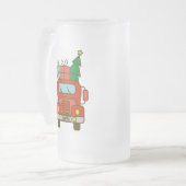 Chope Givrée Père Noël vue de devant Joyeux Noël (Devant gauche)