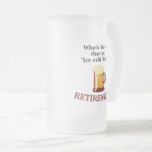 Chope Givrée Personalized Beer Lovers Retirement  (Devant droit)