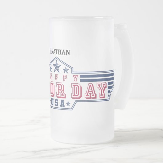 Chope Givrée Personalized Happy Labor Day (Devant droit)