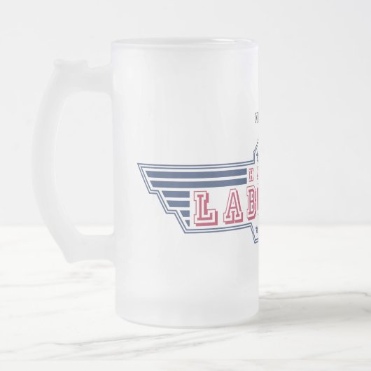 Chope Givrée Personalized Happy Labor Day (Gauche)