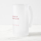 Chope Givrée Personalized Redneck Champagne Pink (Devant droit)