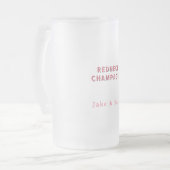 Chope Givrée Personalized Redneck Champagne Pink (Devant gauche)
