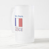 Chope Givrée Personnalisation de la France et du drapeau bleu (Devant gauche)