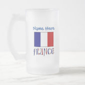 Chope Givrée Personnalisation de la France et du drapeau bleu (Gauche)