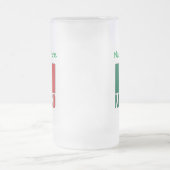 Chope Givrée Personnalisation verte du drapeau mexicain (Centre)