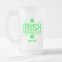 Personnaliser, Équipe de buveurs irlandais, Chance