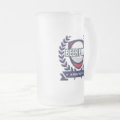 Chope Givrée Personnalisez Ce Logo De Bière Pong (Devant droit)