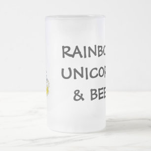 Chope Givrée Pinte d'or à l'extrémité de l'arc-en-ciel (plus