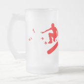 Chope Givrée planche à roulettes. planche avec oiseaux. (Gauche)