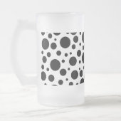 Chope Givrée Pois noirs en blanc | (Gauche)