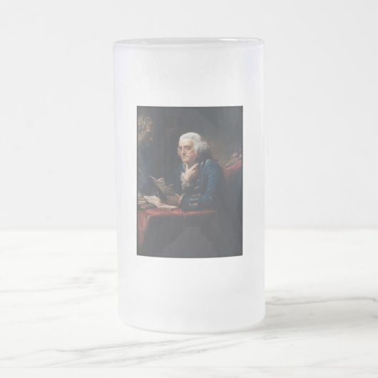Chope Givrée Portrait de pouce, Benjamin Franklin Père fondateu (Centre)