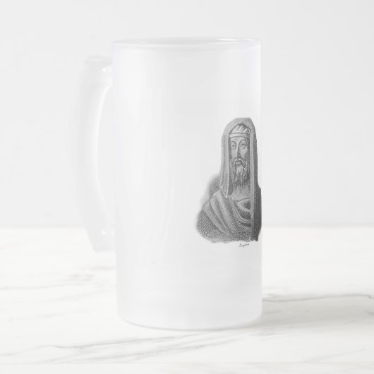 Chope Givrée Portrait du philosophe grec antique Diogenes (Devant gauche)