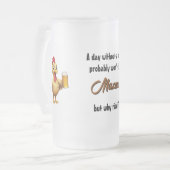 Chope Givrée Poulet Bière Frosted Musique (Devant gauche)