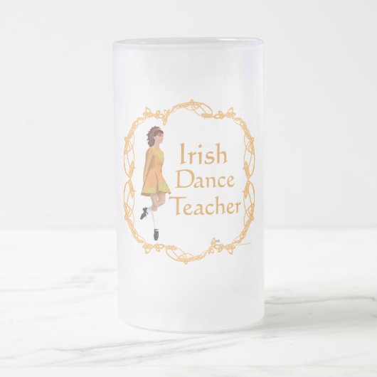 Chope Givrée Professeur de danse step Irlandaise - Or (Centre)