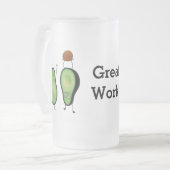 Chope Givrée Puits vert encourageant drôle d'appui renversé (Devant gauche)