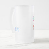 Chope Givrée Pullovers et initiales givrées de la bière W. de (Devant gauche)