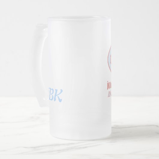 Chope Givrée Pullovers et initiales givrées de la bière W. de (Devant gauche)