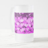 Chope Givrée Purple Hearts Faux Parties scintillant (Devant gauche)