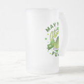 Chope Givrée Que votre verre soit vert complet Bière St. Patric (Devant droit)