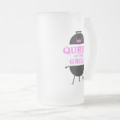 Chope Givrée Queen Of The Grill, Couronne Rose (Devant droit)