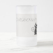 Chope Givrée Quirky Whimsical Black Cat Glittery-Bonjour magnif (Centre)