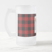 Chope Givrée Red Buffalo Plaid & Joyeux Woofmas Avec Photo Chie (Gauche)