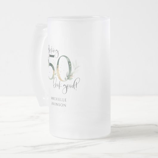 Chope Givrée Rendre 50 apparence bon vert or botanique Annivers (Devant gauche)