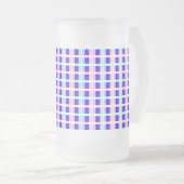 Chope Givrée rétro électrique rayé bleu & violet (Devant droit)