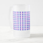 Chope Givrée rétro électrique rayé bleu & violet (Devant gauche)