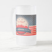 Chope Givrée Rétro Las Vegas Nevada Skyline (Devant gauche)