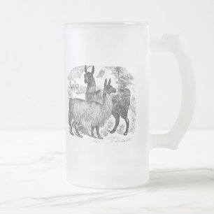 Chope Givrée Rétro modèle de lamas d'alpaga de lama vintage d