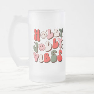 Chope Givrée Retro Noël Holly Jolly Vibes Vacances tendance