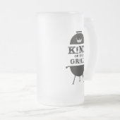 Chope Givrée Roi Du Grill, Couronne Blanche Noire (Devant droit)