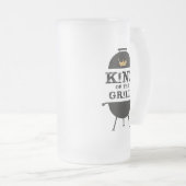 Chope Givrée Roi Du Grill, Couronne D'Or Noir (Devant droit)