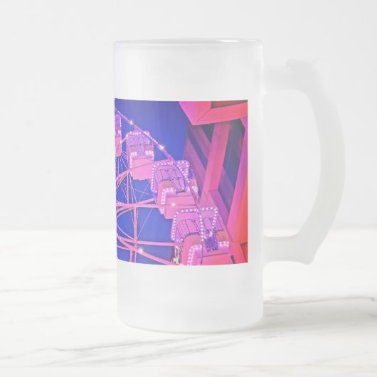 Chope Givrée Roue Ferris rose et violet (Droit)