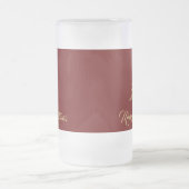 Chope Givrée Rouge Bourgogne Joyeux sapin de Noël (Centre)