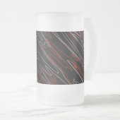 Chope Givrée Rouge noir marbré (Devant droit)